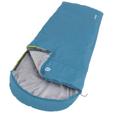 OUTWELL CAMPION SLEEPING BAG 2 SEASON QUILT WITH BAG HOOD POCKET CAMPING BLUE
