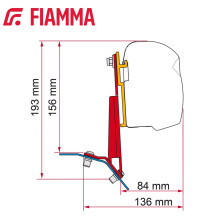 FIAMMA AWNING BRACKET ADAPTER F35PRO F45S FORD TRANSIT CUSTOM L1 L2 RHD