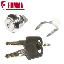 FIAMMA SECURITY BARREL LOCK & KEYS SET DOOR HANDLE 31 & 46 CAMPERVAN CARAVAN