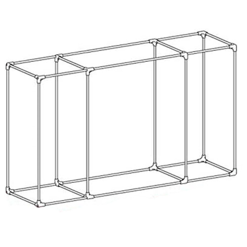 FIAMMA CARGO BACK FRAME ONLY STORAGE BOX BAG INNER ALUMINIUM CARAVAN 06106-01- 2