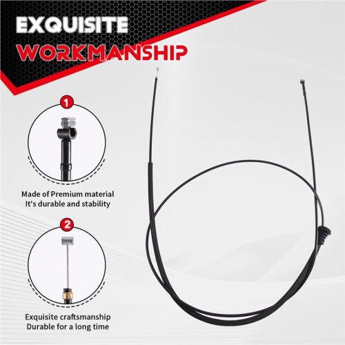 Front Hood  Release Cable 4H0823535 for  A8 D4 S8 Quattro 2011-2018 1