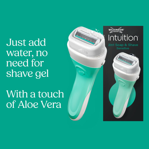 Wilkinson Sword Wilkinson Sword Intuition Soap & Shave Sensitive Women's Razor, 1 Refill 1