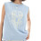 (Crab,L)Maglia senza maniche realistica aragosta texture da donna versatile street style 6