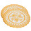 Tischsets 2er Set Gold 20x20 cm PVC Platzsets 5