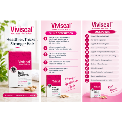 Viviscal Hair Growth Supplements 180 TABS 1