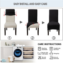 Velvet Chair Cover Universal Chair Covers Anti-Slip Solid Color Stretch Chair Slipcover for Banquet Restaurant