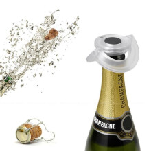 Bouchon à champagne - AdHoc - Gusto - Ultra plat - Hermétique - Silicone noir