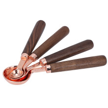 Messlöffel 4 Stück Roségold Edelstahl Küche Backen