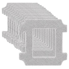 Ensemble de 14 Pièces de Chiffons de Nettoyage en Microfibre de Remplacement pour le Robot de Nettoyage de Fenêtres pour Mova N1 - Lavable et
