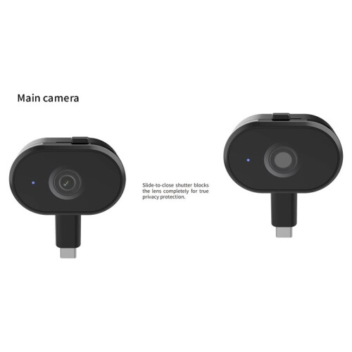 Webcam USB C 1080P para  2 com Ajuste de Ângulo Flexível de 360, Câmera de Conferência Conecte e Use para PC e Laptop 2