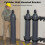 2PCS Cylinder Wall Mounted Brackets Propane Tank Brackets Durable ABS Gas Cylinder Mounting Brackets ABS Plastic Holders 1