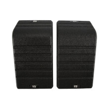 2 Pezzi Squat Wedge Block Antiscivolo Professionale Rampa Inclinata per Squat Blocco Sollevamento Polpacci Cuneo Yoga Attrezzatura Nero