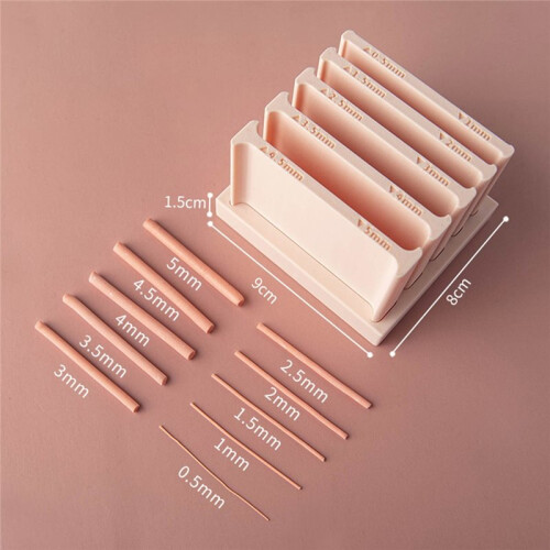 Polymer Clay Strip Extruder Tool for Handmade Decorations with 5 Interchangeable Dies
