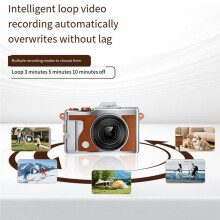Thumb Digital Camera 4K HD Pocket Cam Vintage Metal Camcorder OTG Transfer Wbudowana Lampa Błyskowa Przenośny dla Dzieci C