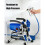 2 St. 20 Tum Vipslang Passar 390 395 490 495 Airless Sprutor, Sprutslang för Målning, Blå B 2