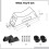 2PCS Cylinder Wall Mounted Brackets Propane Tank Brackets Durable ABS Gas Cylinder Mounting Brackets ABS Plastic Holders 6