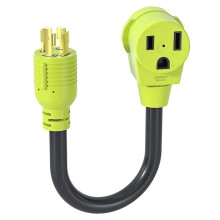 Adaptateur Secteur Robuste L14-30P Vers N6-50R 30 A, Câble de Conversion D'Alimentation pour Générateur, Poste à Souder et Camping-Car (Prise