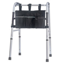 Upgrade Walker Basket: Detachable Storage Bag for Folding Walkers with Cup Holder