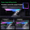 GP-Z  Card Holder ARGB Desktop Aluminum GPU Bracket, 75-125mm Height Adjustable Support M/B AURA SYNC White 9