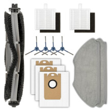 Pièces de Rechange Compatibles avec L'Aspirateur Robot pour Airrobo T20+, Kit D'Accessoires Complet pour L'Entretien