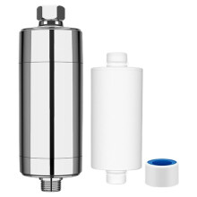 Duschwasserfilter mit 1 Kartusche, Reduziert Chlor und Schwermetalle, Lindert Trockene, Juckende Haut, Haarausfall und Schuppen.