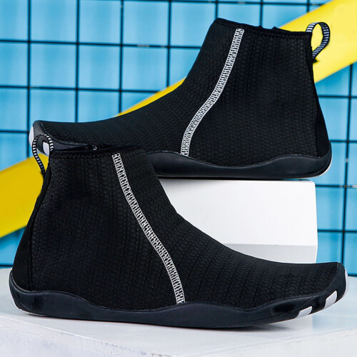 Hohe Wasserschuhe Strandschuhe Schwarz 43 (2er) 1