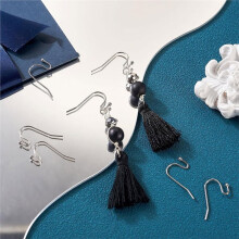 300-Piece Hypoallergenic Stainless Steel French Hook Dot Ear Wires Dangle Earring Findings for DIY Jewelry Making