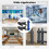 2PCS Cylinder Wall Mounted Brackets Propane Tank Brackets Durable ABS Gas Cylinder Mounting Brackets ABS Plastic Holders 5