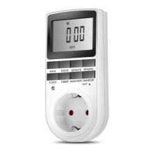 Controller Cyclic Electronic Digital Timer Kitchen Timer Outlet Programmable Timing Socket EU Plug