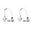 For  A1/A1  2nd Gen Ceramic Heating Base Hotend Replacement Part 3D Printer Accessories Replacement Parts 1