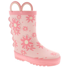 (Pink, 9 (Children's)) Princess Stardust Girls Wellies Younger Girls Flo Pull On pink UK Size