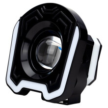 4 in Motorcycle LED Spotlight White Yellow Flashing RGB Aperture Aperture Motorcycle Front Headlight Bright Spotligh,1PC