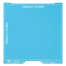BIQU Panda Build Plate CryoGrip Pro Frostbite Sheet Double-Sided Spring Steel 3D Printer Parts for H2C 3D Printer