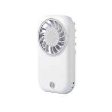 Oplaadbare voor  Draagbare Handheld Ventilator, Kleine Persoonlijke Batterijgevoede Handheld Draagbare Ventilatoren voor Reizen Wit