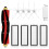 Compatible for  S5 Max, S4, E5, S4 Max, S5, E4 S6, S6 MaxV Robot Vacuum Attachment Kit [NOT for Q5] 1
