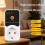 16A Voltage Protector Socket with Digital Display and Countdown Timer Multifunctional High/Low Voltage Protector EU Plug 6