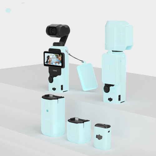 Silikon Schutzhülle für DJI OSMO Pocket 3 Blue 1