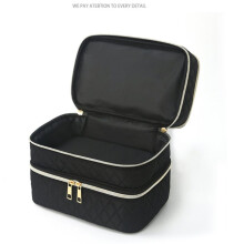 3 Layer Portable Nail Polish Organizer Bag for Travel - Essential Storage for Nail Art Tools