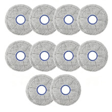 Pacote com 10 Unidades de Panos de Microfibra Compatíveis com o Aspirador para X60 Max Ultra: Poder e Eficiência de Limpeza Superiores