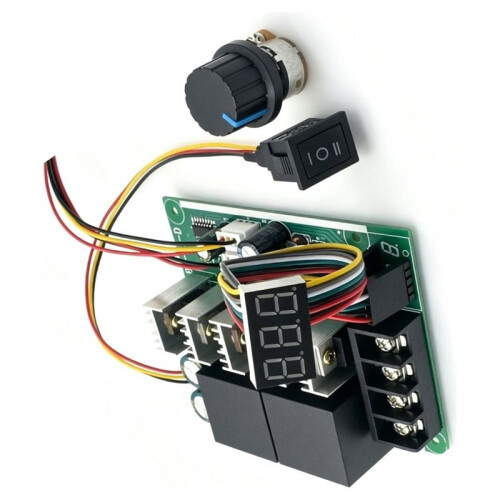 Motor PWM Speed Controller with Digital Display Adjustable 0- Drive Module Input MAX60A 12V 24V,  Motor PWM,1PC 1