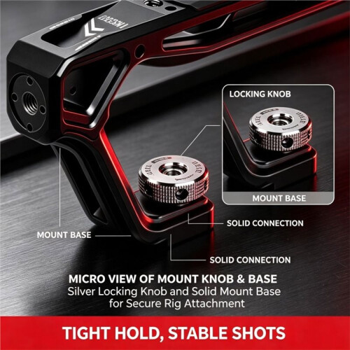 Top Handle Lite with Cold Shoe Portable Camera Handle for Shoot Fit for    Camera Cage, Carry Handle, 1PC 1