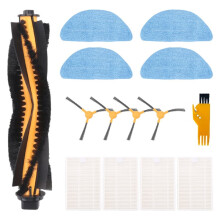 Roller Brush HEPA Filter Mop Cloth Side Brushes for Kabum  500 / 700  FL022 Robot Vacuum Cleaner Parts 14pcs