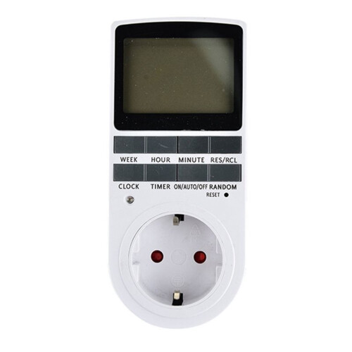 Controller Cyclic Electronic Digital Timer  Kitchen Timer Outlet Programmable Timing Socket EU Plug 2