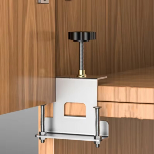 Skåpdörr Panelmontering Jig Multi-Role Panel Positionering Fästklämma Träskiva Handtag Installera Stansning Locator B 2