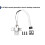 For  A1/A1  2nd Gen Ceramic Heating Base Hotend Replacement Part 3D Printer Accessories Replacement Parts 3