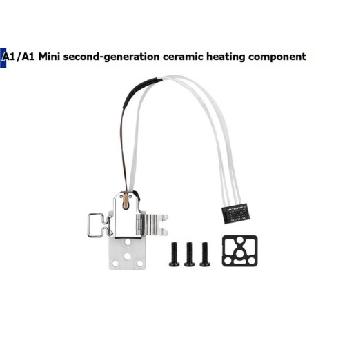 For  A1/A1  2nd Gen Ceramic Heating Base Hotend Replacement Part 3D Printer Accessories Replacement Parts 1
