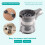 Dust Cup with Multi-Cone Separator for  T30 T20 T10 Wireless Vacuum Cleaner Replacement Bin Accessories 6