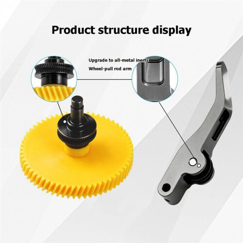 For  A2L Extruder Gear Assembly Drive Gear Replacement Part for 3D Printer Resistance Upgrade Kit