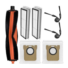 Replacement Parts for Robot Vacuum, Compatible H50 PRO/OV42GL, Roller Side Brush Filter Mop Cloth Dust Bag Kit