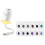 USB Touch Star Projector Night Light USB Starrys Projector Night Light Adjustable Starrys Skys Decor Light 12 Slides 1